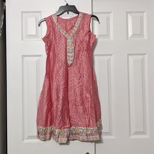 pink Indian dress